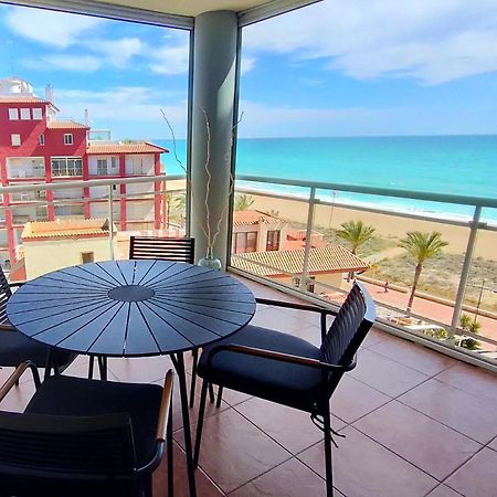 Apartamento en la playa con piscina Peñíscola Exterior foto