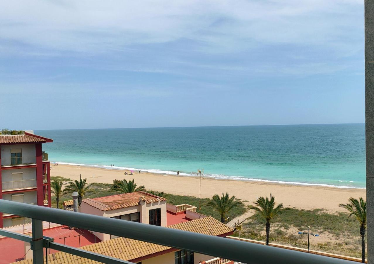 Apartamento en la playa con piscina Peñíscola Exterior foto