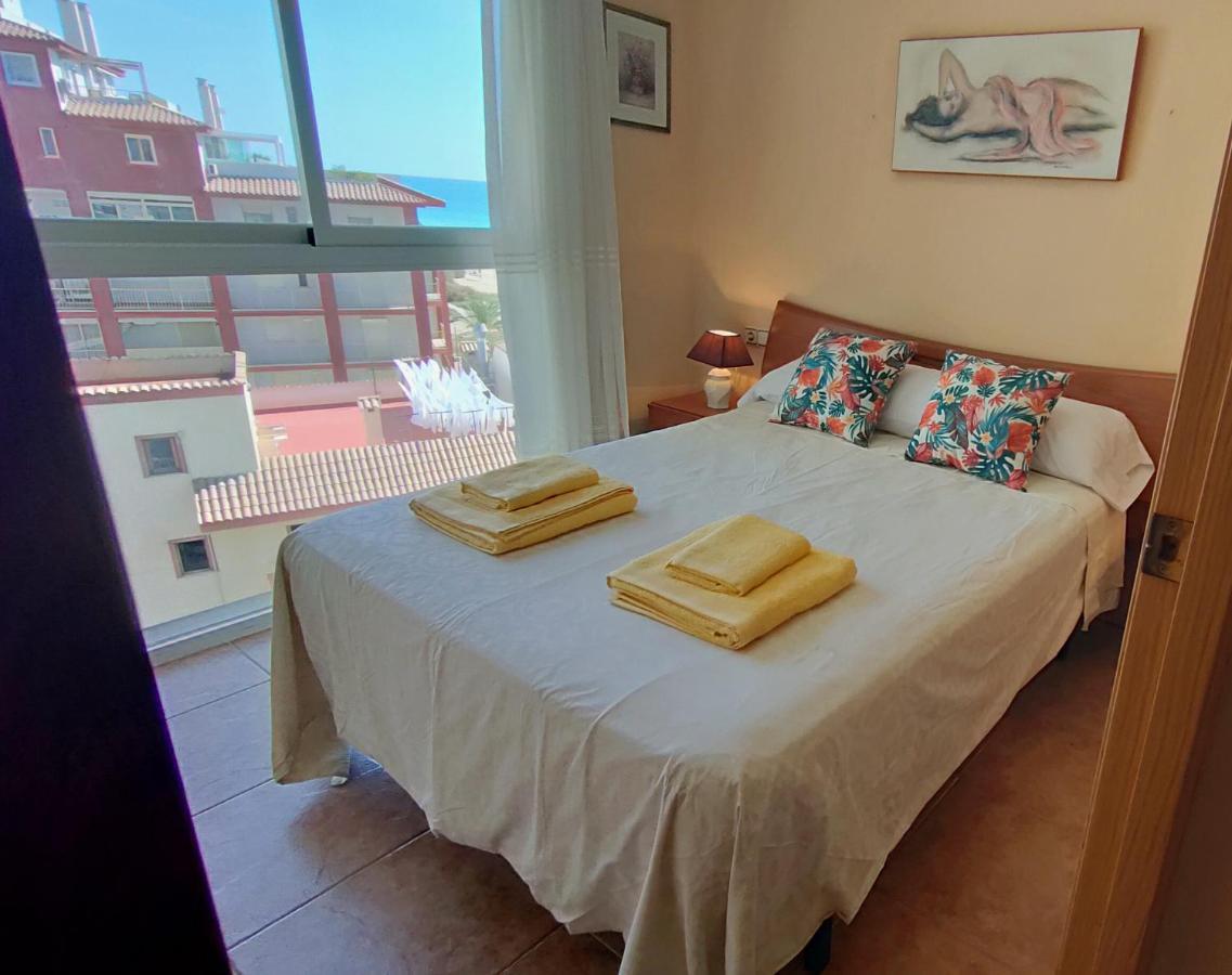 Apartamento en la playa con piscina Peñíscola Exterior foto