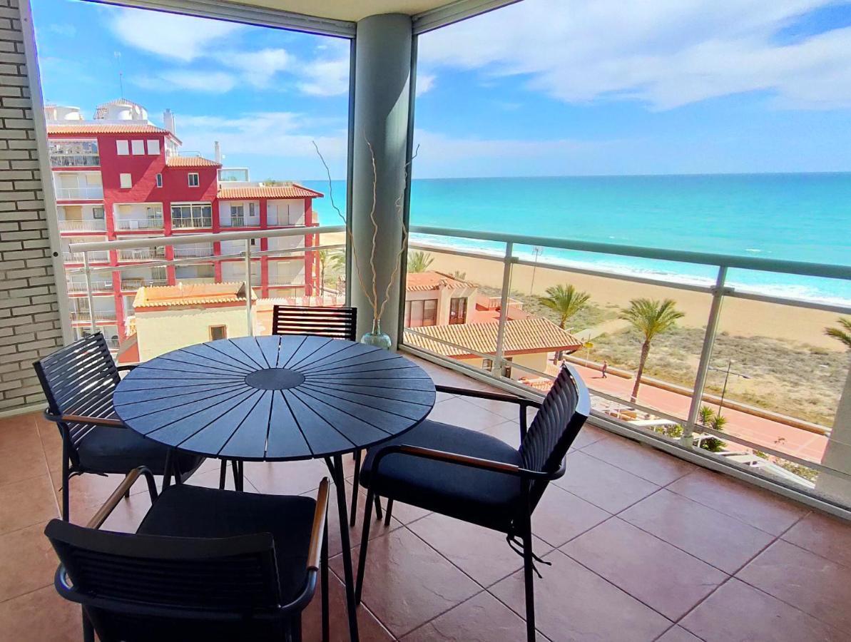 Apartamento en la playa con piscina Peñíscola Exterior foto
